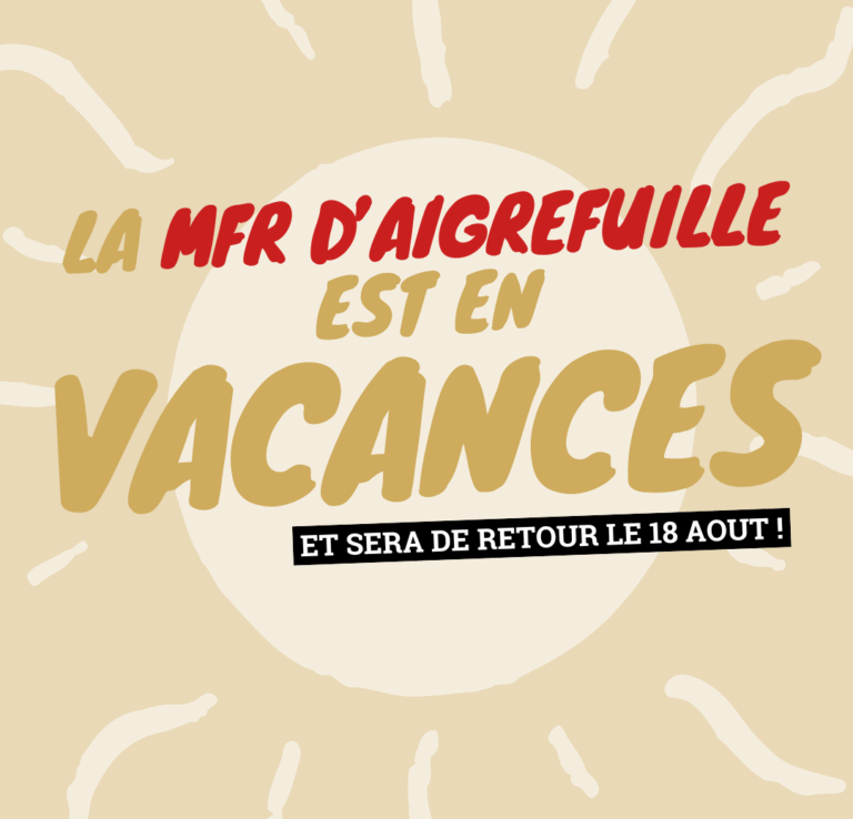 Bonnes vacances d’été à toutes et à tous !